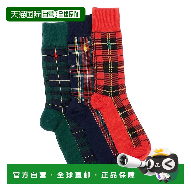 1h可退 香港直邮POLO RALPH LAUREN 男士袜子 449P04716001WINE A