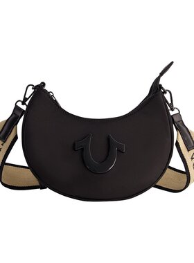 【美国奥莱】直发 True Religion 迷你 Crescent Hobo - 黑色