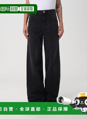 韩国直邮Isabel Marant 牛仔裤 PA0266FBB1H09I01BK 黑色 DOM