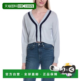 自营Brodie Cashmere Lurex Trim Wool & Cashmere-Blend Cardiga