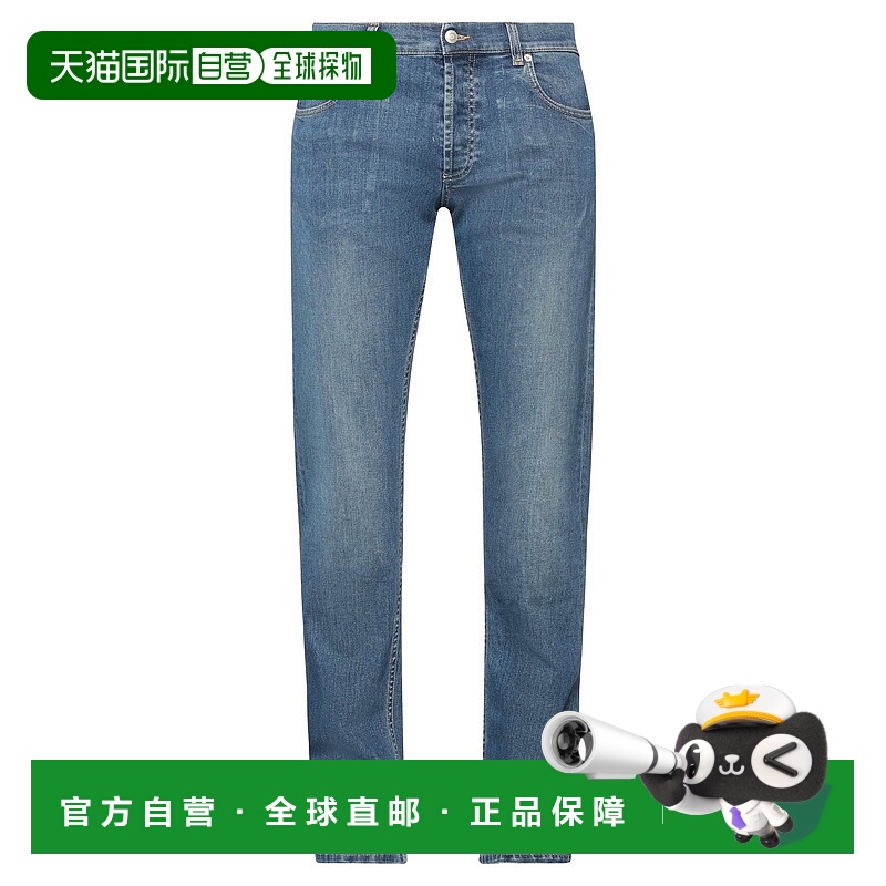 1h可退 香港直邮MCQUEEN 亚历山大 麦昆 男士 牛仔长裤