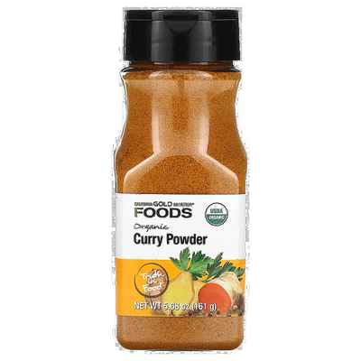 香港直发California Gold Nutrition有机咖喱粉调味提供热量161g