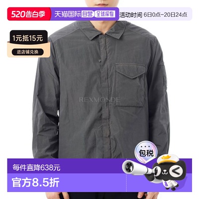 韩国直邮CP COMPANY Chrome-R 全拉链外套式衬衫 (18CMOS095A 005