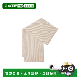 香港直邮Loewe 徽标羊绒围巾罗意威配饰 FSA8SS1X01