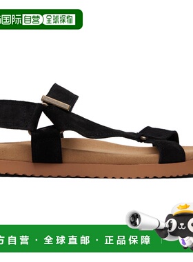 1h可退 香港直邮潮奢 Dsquared2 二次方 男士 黑色凉鞋 FSM009201