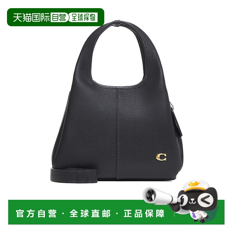香港直邮COACH 女士斜挎包 CM545B4BK AW2025 黑色 Lana leather