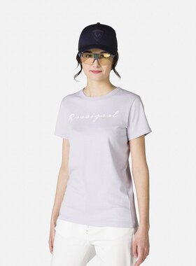 Rossignol 女士徽标 T 恤（淡紫色灰色）RLKWY0536L00L