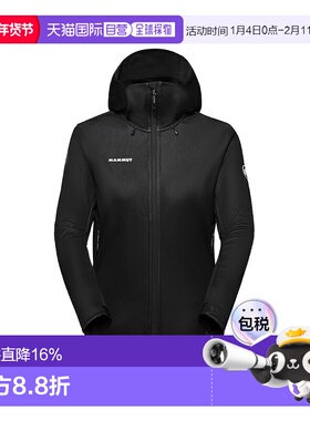 香港直邮MAMMUT猛犸象Ultimate Vii女款徽标软壳连帽夹克外套运动