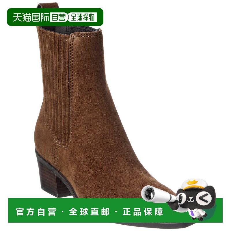 自营Stuart Weitzman Kai Suede Bootie - brown 美国奥莱直发