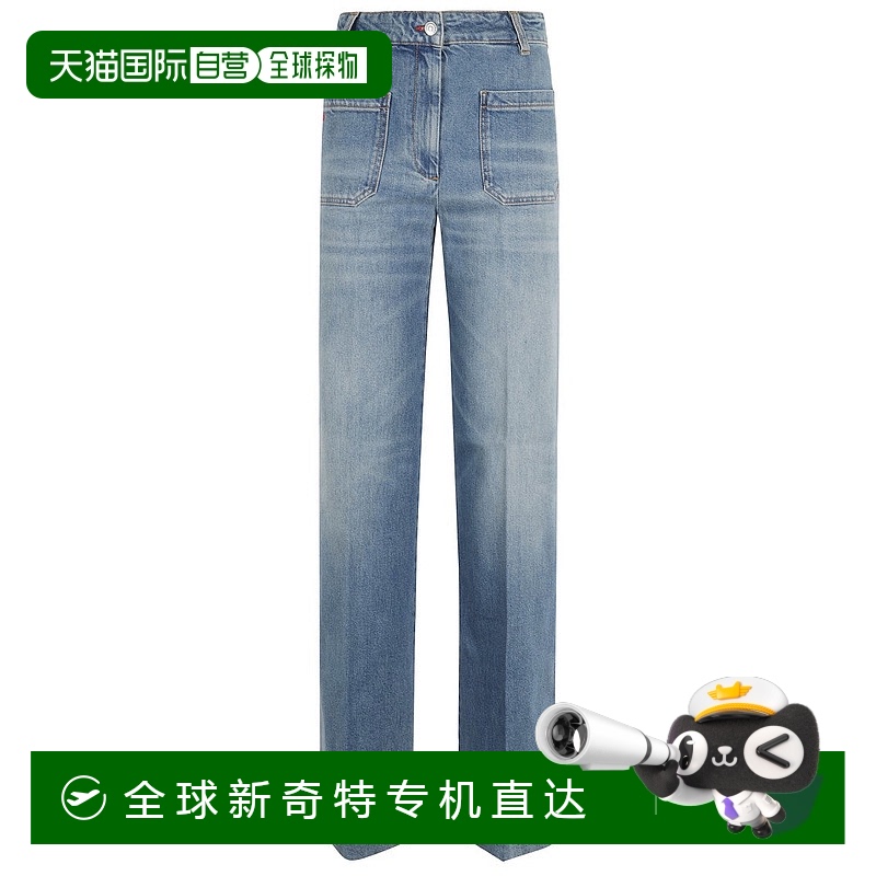 自营 victoria beckhamBlue Alina Jeans - blue 【美国奥莱】直