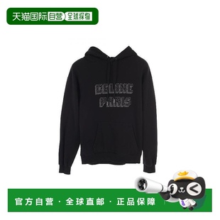 1h可退 棉上衣黑色 日本直邮中古Celine赛琳男A级95新sweat运动衫