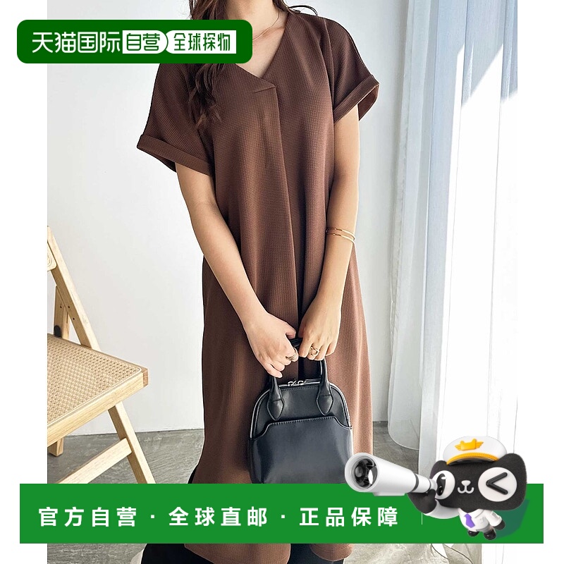 日本直邮GeeRA 清凉舒适提花无袖连衣裙长款