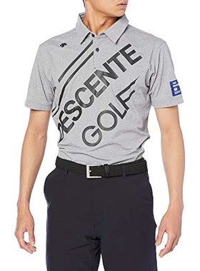 【日本直邮】迪桑特 短袖衫DGMRJA37男士GY00灰色2L