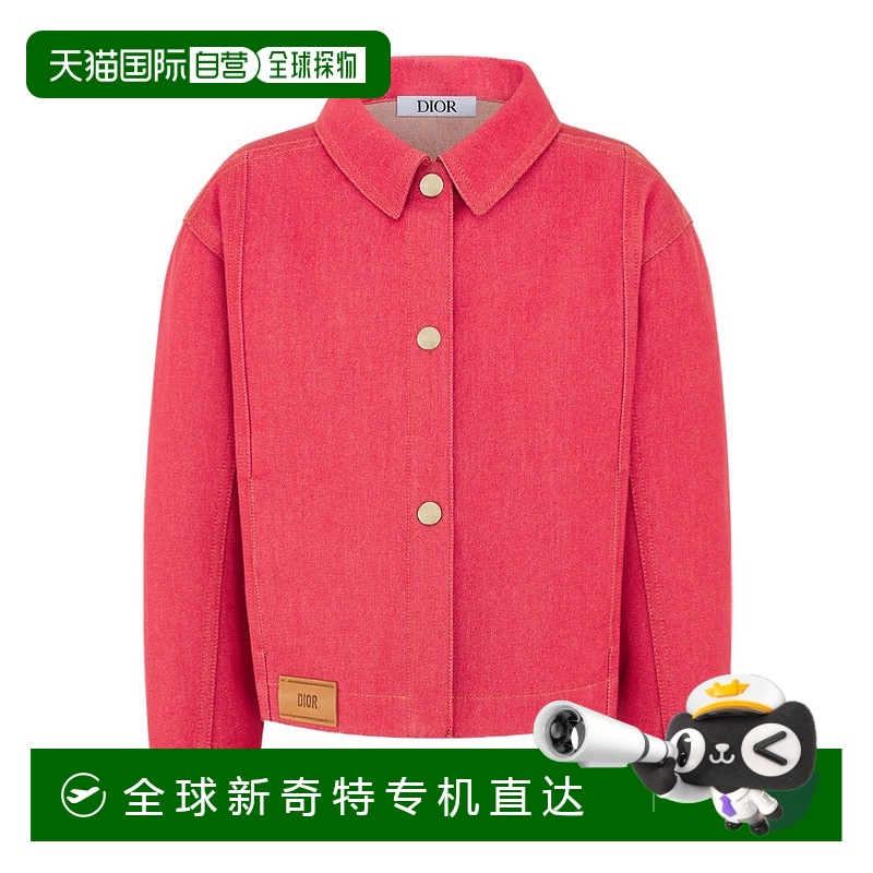 1h可退 香港直邮DIOR 女童夹克 5WBM11JKTCY613 AW2025 红色 长袖