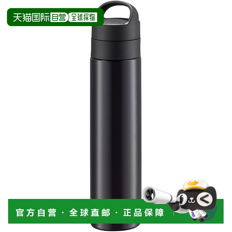 【日本直邮】TIGER虎牌 水杯600ml 可装碳酸 黑 MKB-T601KJ保温