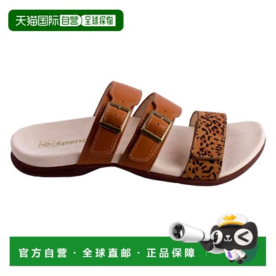 自营Women's Spenco Orchid Saddle / Cheetah SP1075SAD - brown