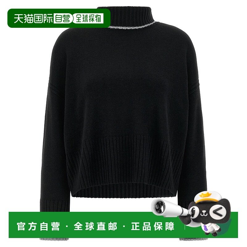 香港直邮PINKO 女士针织衫 105446A2Q9Z99 AW2025 黑色 Falkland