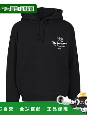 香港直邮Y-3 男士卫衣 KB2604BLACK AW2025 黑色 'Y-3 Graphic FT