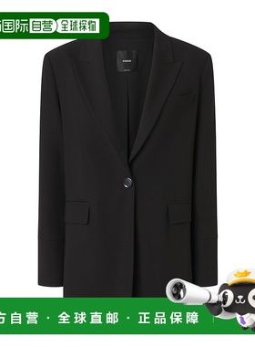 香港直邮PINKO 女士西服 105663A18EZ99 AW2025 黑色 Single-Brea