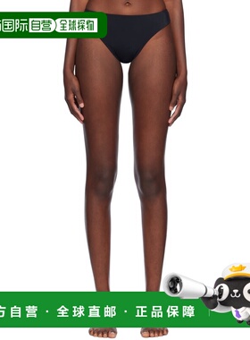 1h可退 香港直邮潮奢 magda butrym 女士 黑色 High Leg 比基尼泳