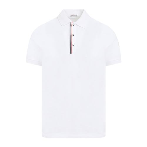 MONCLER 男士T恤 J10918A00022899P0002 CO 白色 短袖Polo衫