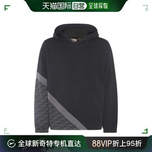 男士 香港直邮潮奢 芬迪 灰色棉质运动衫 Fendi FAF681AN67