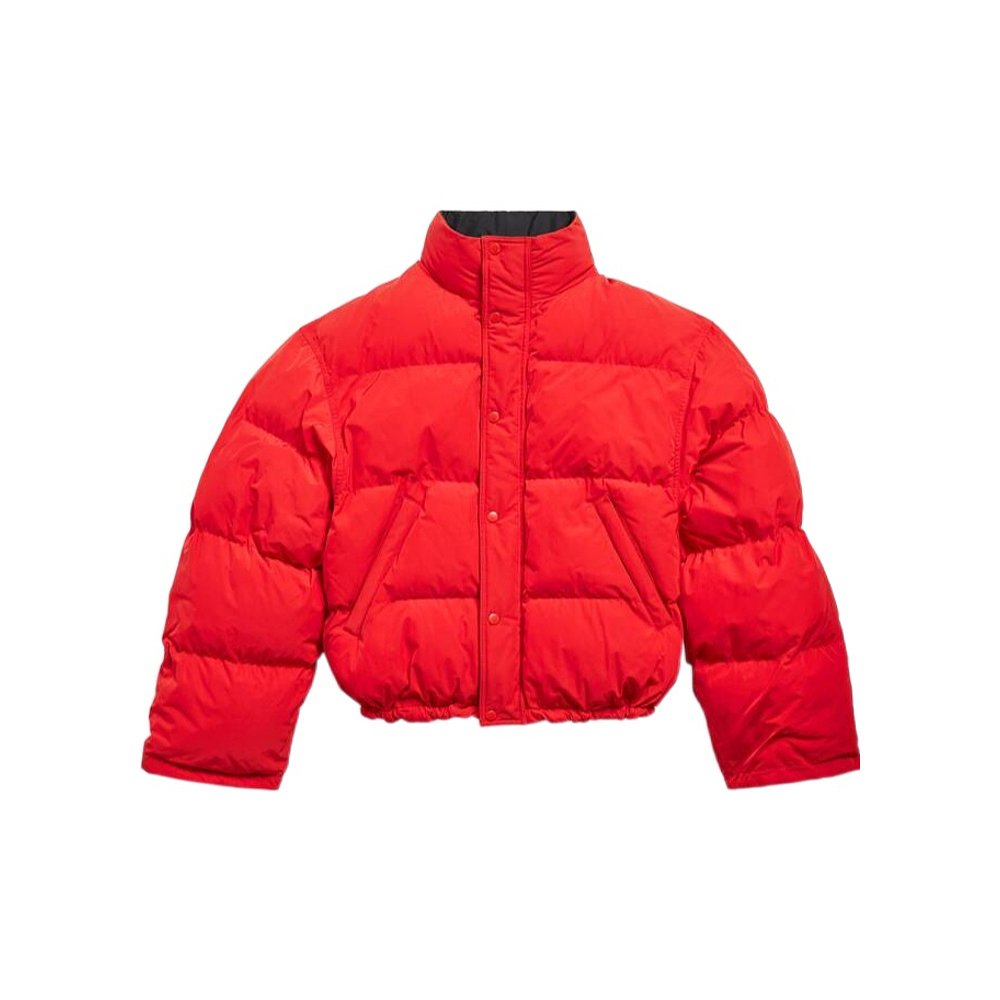 BALENCIAGA 女士外套 808794TRO186400 红色 PIUMINI