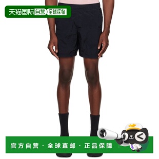 1h可退 香港直邮潮奢 Stone Island 石头岛 男士 海军蓝纹章短裤