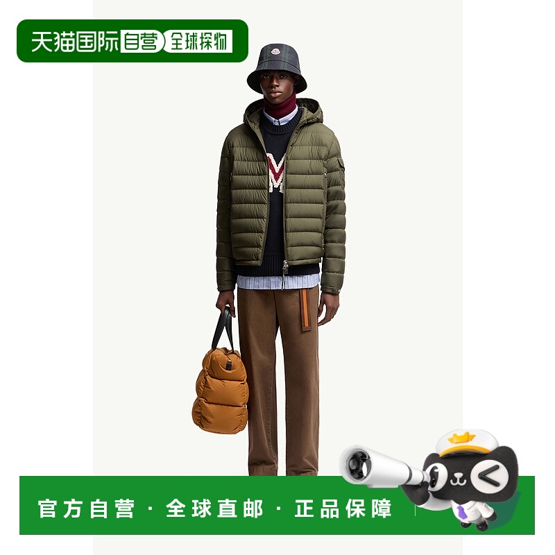 欧洲直邮MONCLER (2025) Galion 短款连帽羽绒服夹克袖子保暖