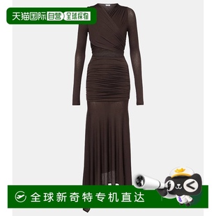 透视刺绣薄纱中长连衣裙 香港直邮潮奢 女士 The 001288 Attico