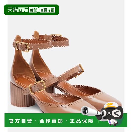 1h可退 香港直邮ZIMMERMANN 女士 Eddie 55 皮质玛丽珍浅口鞋女鞋