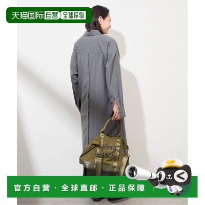 1h可退 日本直邮JOURNAL STANDARD 仿毛感后开衩衬衫连衣裙