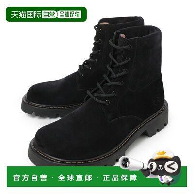 日本直邮LOEWE Sierra 男士黑色系带踝靴（m816285xaj 3799）