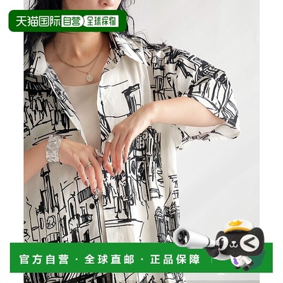 1h可退 日本直邮antiqua 街头风格男女同款长袖衬衫 ZE01094纯棉