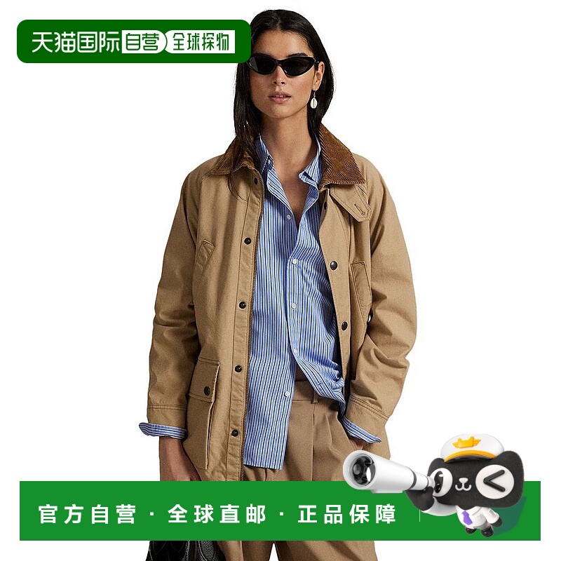 【美国直邮】ralph lauren 女士 外套灯芯绒防风夹克