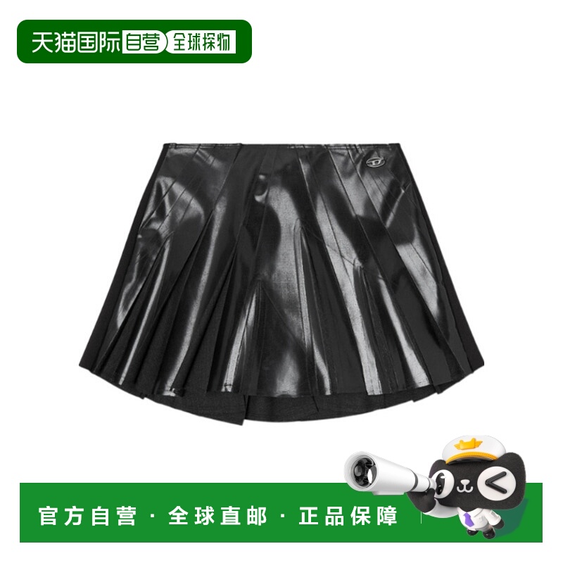 1h可退 香港直邮DIESEL 女士半身裙 A209910SLCF93R SS2026 黑色