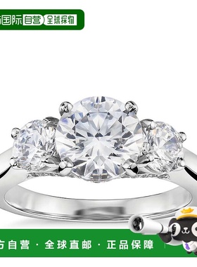 自营 diana m.18K白金钻石戒指-白色 美国奥莱直发