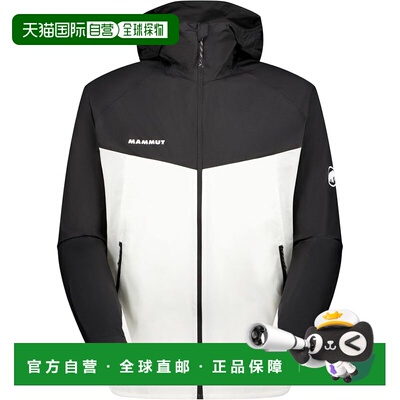 【日本直邮】猛犸象 连帽夹克外套 亚洲版男款 黑/白 1012-00530