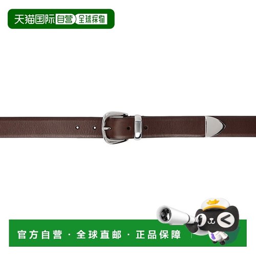 香港直邮潮奢 Anderson'S 男士 棕色 Narrow Veg Tanned Leather