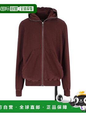 香港直邮RICK OWENS 男士卫衣 DU02E7283FSL43 AW2025 红色