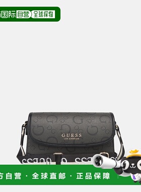 自营 guessNichole Crossbody - coal 美国奥莱直发斜挎包背包