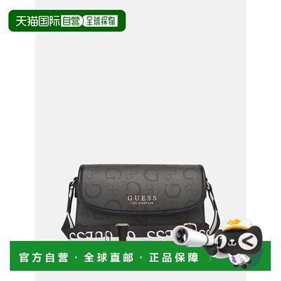 自营 guessNichole Crossbody - coal 美国奥莱直发斜挎包背包
