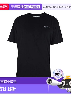 1h可退 香港直邮off-white 男士 T恤 OMAA027R20185017 black黑色