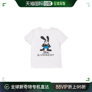 Givenchy 香港直邮潮奢 Disney印花有机棉T恤童装 女童 纪梵希