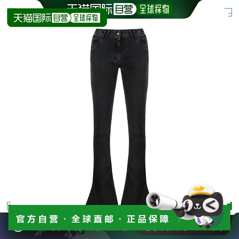 1h可退 香港直邮BALMAIN 女士牛仔裤 XF0MJ045DC060PC SS2022 黑