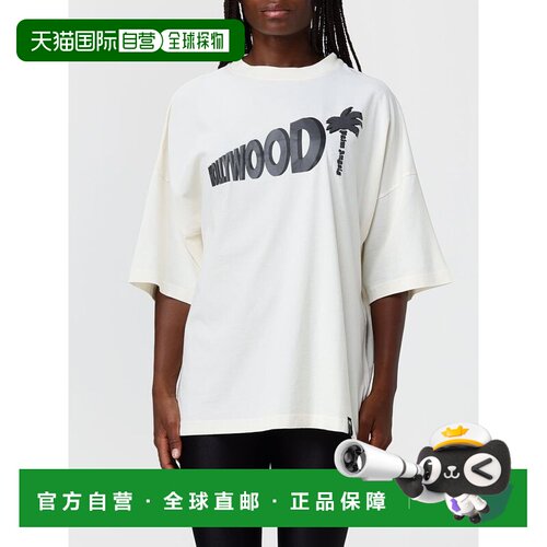香港直邮PALM ANGELS 女士T恤 PAMAA03W26JR070310 支付后1h可退