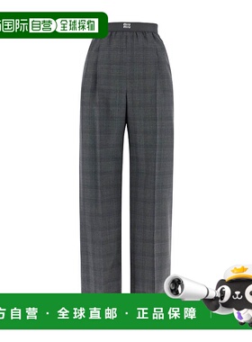 香港直邮Miu Miu 阔腿休闲裤阔腿裤 MP170215PO