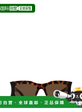 香港直邮BALENCIAGA 男士太阳镜 BB0291S003 SS2025 黑色 Sunglas