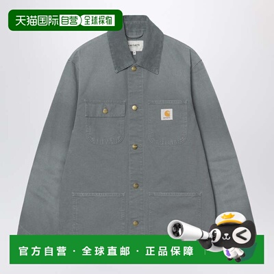 欧洲直邮CARHARTT WIP 男士外套 I034787CO3MC4O SS2026 蓝色夹克