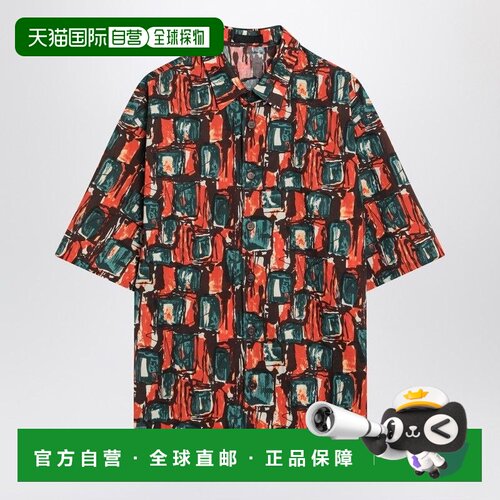 香港直邮PRADA 男士衬衫 UCS440OOO16YEF0049花衬衫